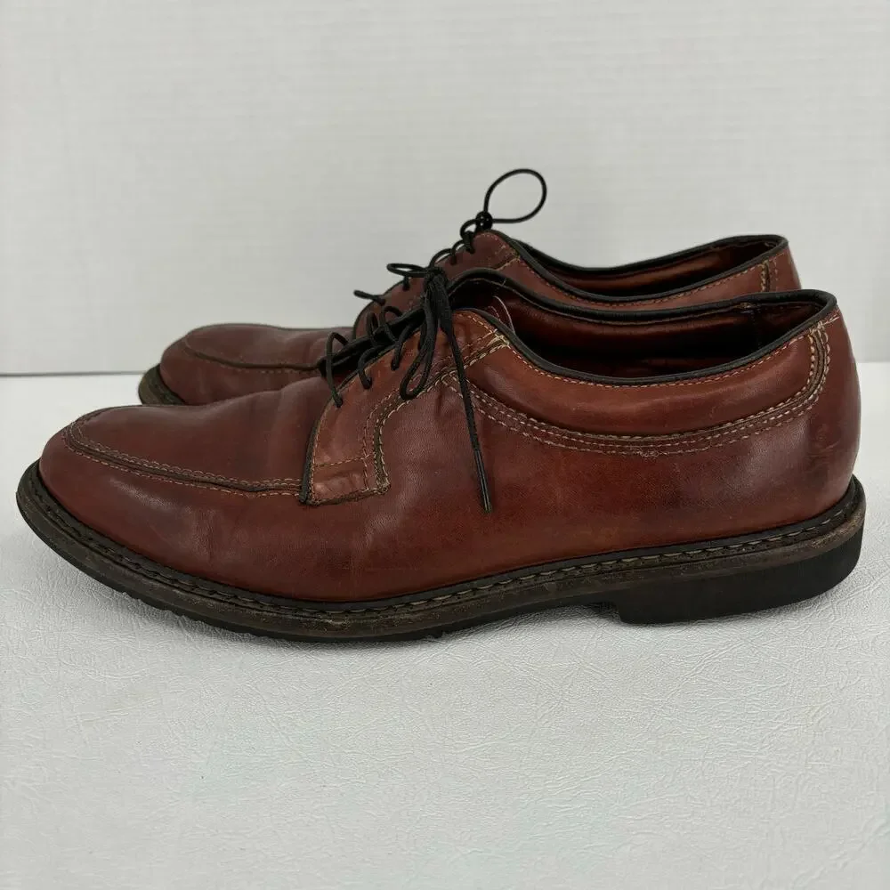 Allen Edmonds Men's Wilbert Oxford Lace Up Leather Shoes‎ Brown Size 9